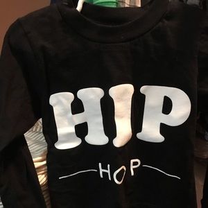 POP KIDS “Hip Hop” long sleeve T shirt - 2T